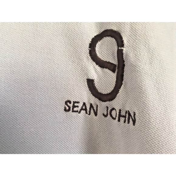 Sean John Mens XXXL 3XL Light Blue Brown Quarter Zip Sweatshirt - Picture 2 of 14